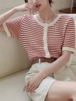 Premium Luxe Knit Short Sleeve Top - Image 2