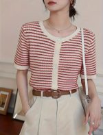 Premium Luxe Knit Short Sleeve Top