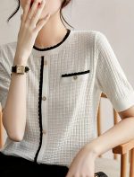 Premium Luxe Knit Short Sleeve Top - Image 3