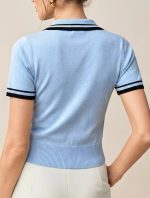 Premium Luxe Knit Short Sleeve Top - Image 3